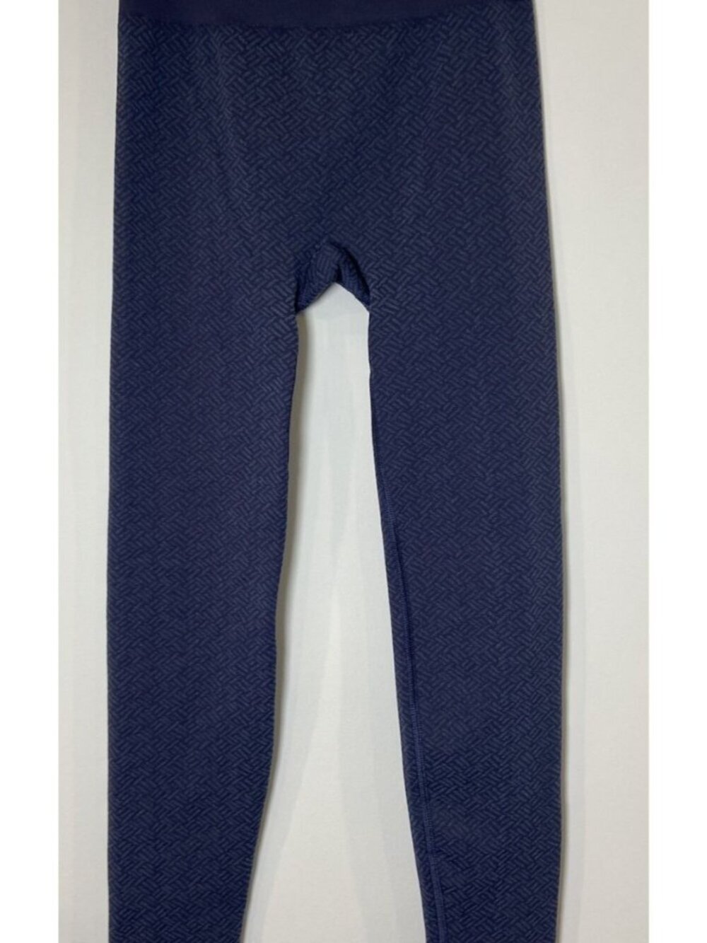 Title Nine Leggings Navy Blue Print Size Small S